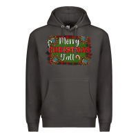 Smoke Merry Christmas Y'all Premium Hoodie - RanaPortraitStore