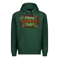 Sports Green Merry Christmas Y'all Premium Hoodie - RanaPortraitStore