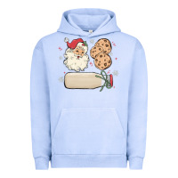 Pigment Grape Ice custom milk and cookies with santa Urban Hoodie - MaliasSmallBusiness