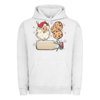 Pigment Lunar Rock custom milk and cookies with santa Urban Hoodie - MaliasSmallBusiness