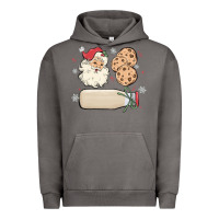 Pigment Tornado custom milk and cookies with santa Urban Hoodie - MaliasSmallBusiness