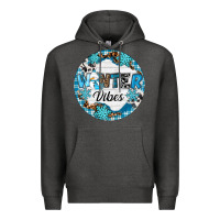 Charcoal Heather Winter vibes Premium Hoodie - RanaPortraitStore