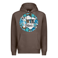 Coffee Winter vibes Premium Hoodie - RanaPortraitStore