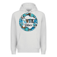 Dove Grey Winter vibes Premium Hoodie - RanaPortraitStore