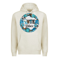 Oatmeal Heather Winter vibes Premium Hoodie - RanaPortraitStore