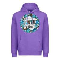 Purple Winter vibes Premium Hoodie - RanaPortraitStore