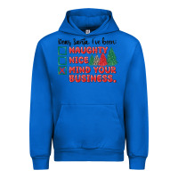 Cobalt dear santa ive been Urban Hoodie - MaliasSmallBusiness