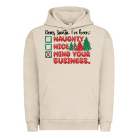 Pigment French Oak dear santa ive been Urban Hoodie - MaliasSmallBusiness