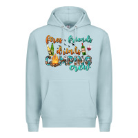 Blue Mist fires friends drinks camping crew Premium Hoodie - texasbilliewilder