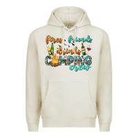 Oatmeal Heather fires friends drinks camping crew Premium Hoodie - texasbilliewilder