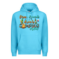 Ocean Blue fires friends drinks camping crew Premium Hoodie - texasbilliewilder