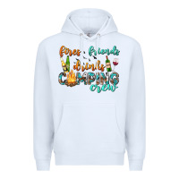 White fires friends drinks camping crew Premium Hoodie - texasbilliewilder