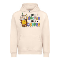 Sandshell half teacher half coffee Urban Hoodie - MaliasSmallBusiness