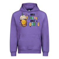 Tulip half teacher half coffee Urban Hoodie - MaliasSmallBusiness
