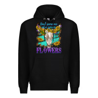 Black find someone who grows flowers Premium Hoodie - texasbilliewilder