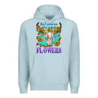 Blue Mist find someone who grows flowers Premium Hoodie - texasbilliewilder