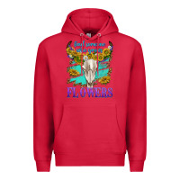 Cardinal find someone who grows flowers Premium Hoodie - texasbilliewilder