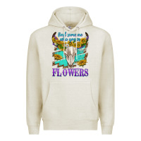 Oatmeal Heather find someone who grows flowers Premium Hoodie - texasbilliewilder