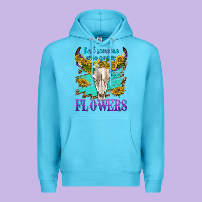 Premium Hoodie find someone who grows flowers