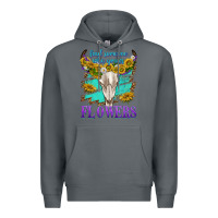 Rock find someone who grows flowers Premium Hoodie - texasbilliewilder
