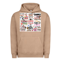 Pigment Burro funny coffee quotes Urban Hoodie - MaliasSmallBusiness