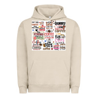 Pigment French Oak funny coffee quotes Urban Hoodie - MaliasSmallBusiness