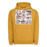 Pigment Peanut Butter funny coffee quotes Urban Hoodie - MaliasSmallBusiness