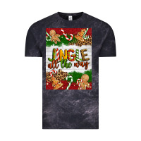 Cloud Black Christmas Jingle All The Way Vintage Tee - Artiststas
