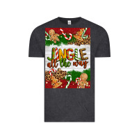 Vintage Black Christmas Jingle All The Way Vintage Tee - Artiststas