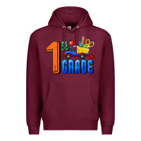 Burgundy First Grade Premium Hoodie - RanaPortraitStore