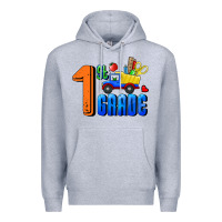 Heather Grey First Grade Premium Hoodie - RanaPortraitStore
