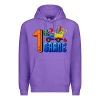 Purple First Grade Premium Hoodie - RanaPortraitStore