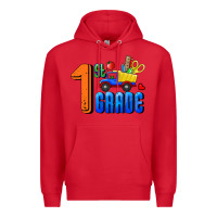 Red First Grade Premium Hoodie - RanaPortraitStore