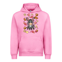 Fuchsia Pink mi donkey mexican concha Urban Hoodie - MaliasSmallBusiness
