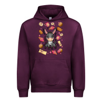 Mauve Wine mi donkey mexican concha Urban Hoodie - MaliasSmallBusiness