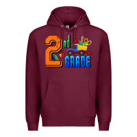 Burgundy Second Grade Premium Hoodie - RanaPortraitStore