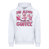 White my sleigh runs on coffee Urban Hoodie - MaliasSmallBusiness