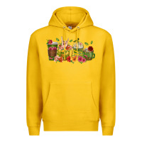 Lemon floral hustler coffee cups Premium Hoodie - texasbilliewilder