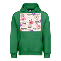 Emerald positive quotes Urban Hoodie - MaliasSmallBusiness