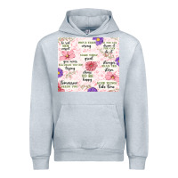 Heather Grey positive quotes Urban Hoodie - MaliasSmallBusiness