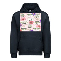 Navy positive quotes Urban Hoodie - MaliasSmallBusiness