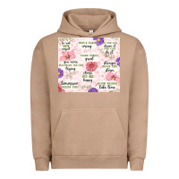 Pigment Burro positive quotes Urban Hoodie - MaliasSmallBusiness