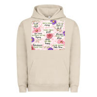 Pigment French Oak positive quotes Urban Hoodie - MaliasSmallBusiness