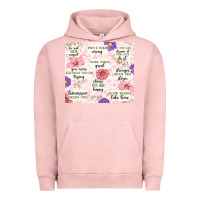 Pigment Salmon positive quotes Urban Hoodie - MaliasSmallBusiness