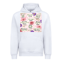 White positive quotes Urban Hoodie - MaliasSmallBusiness