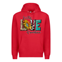 Red for the love of sunshine Premium Hoodie - texasbilliewilder