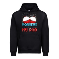 Black show me your bobbers and i will show my rod Urban Hoodie - MaliasSmallBusiness