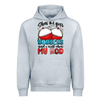 Heather Grey show me your bobbers and i will show my rod Urban Hoodie - MaliasSmallBusiness