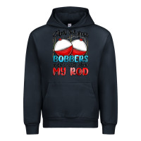 Navy show me your bobbers and i will show my rod Urban Hoodie - MaliasSmallBusiness