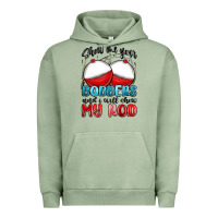Pigment Oil Green show me your bobbers and i will show my rod Urban Hoodie - MaliasSmallBusiness